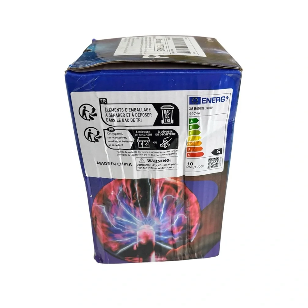 Plasma Ball Lamp Touch Sensitive Electric Night Light with Lightning Effects - Picture 5 of 8